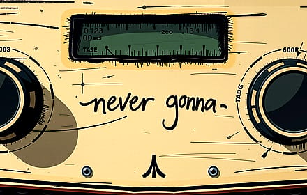 Retro Amp Wallpaper'