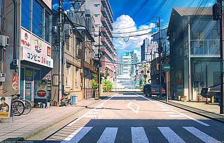 Japanese Crosswalk by ArseniXC'