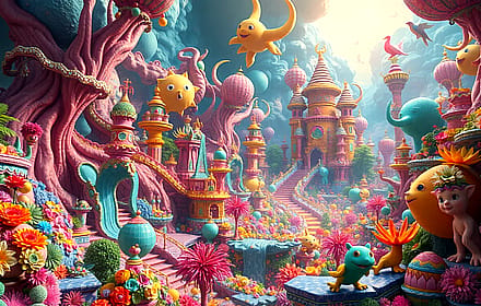 The Whimsical Kingdom of Fantasy'