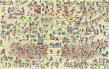 Something a little different. Where's Waldo?'