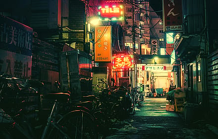 Bike Stacks in Tokyo by Masashi Wakui'