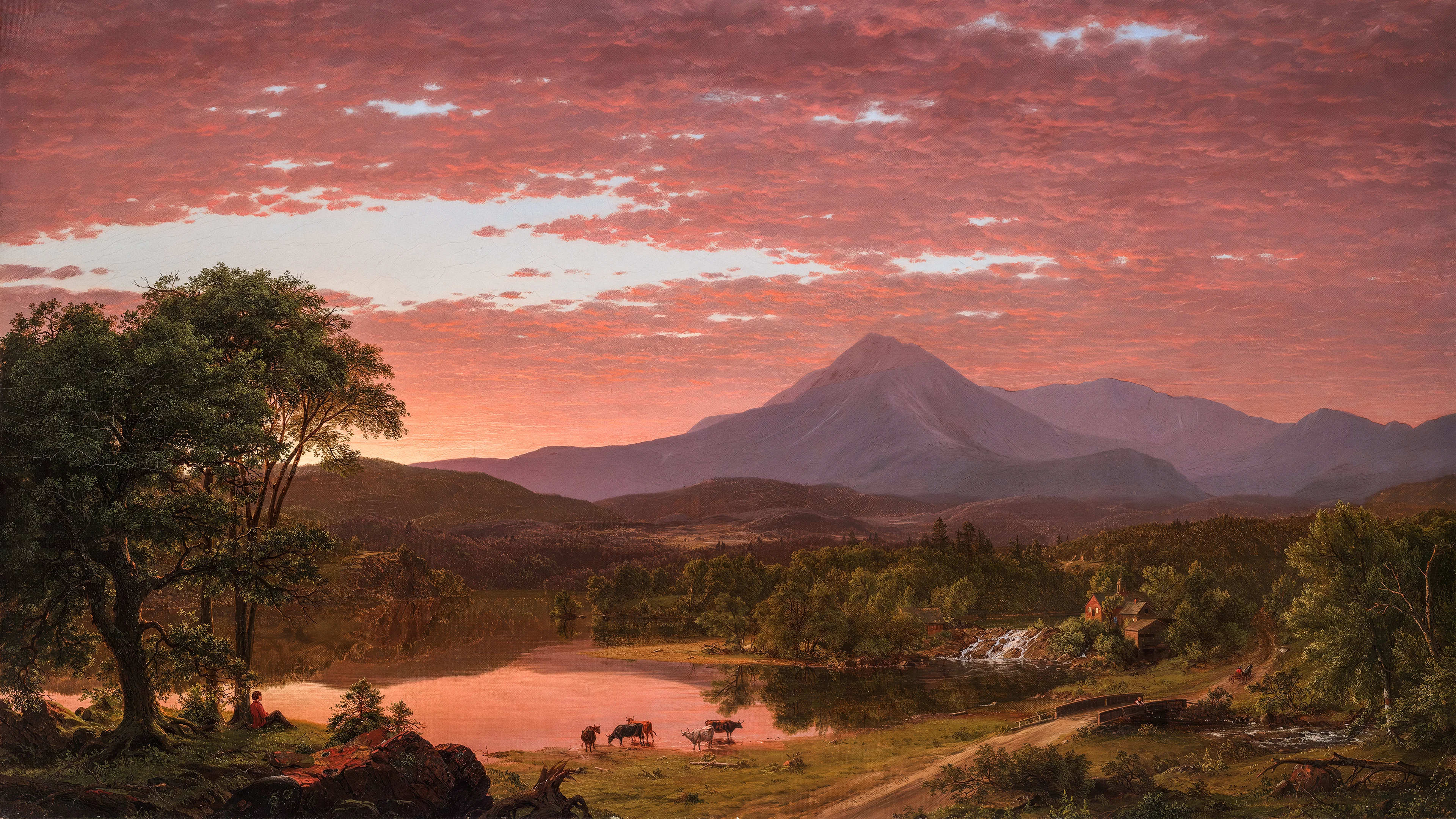 Mt Ktaadn by Frederic Edwin Church, 1853 picture 1 of 1