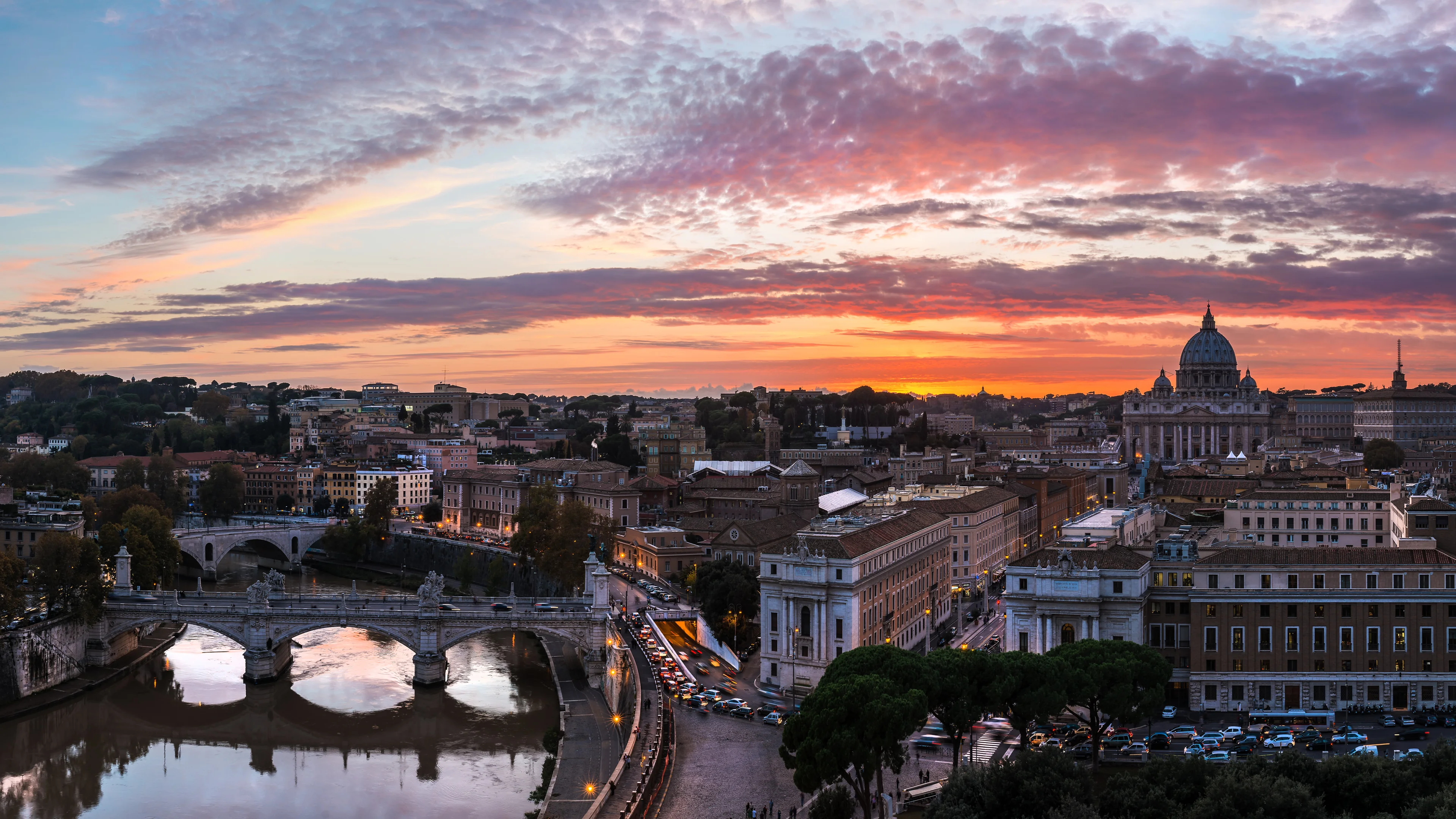 Rome - Vatican Sunset Panorama by Jean Claude Castor picture 1 of 1