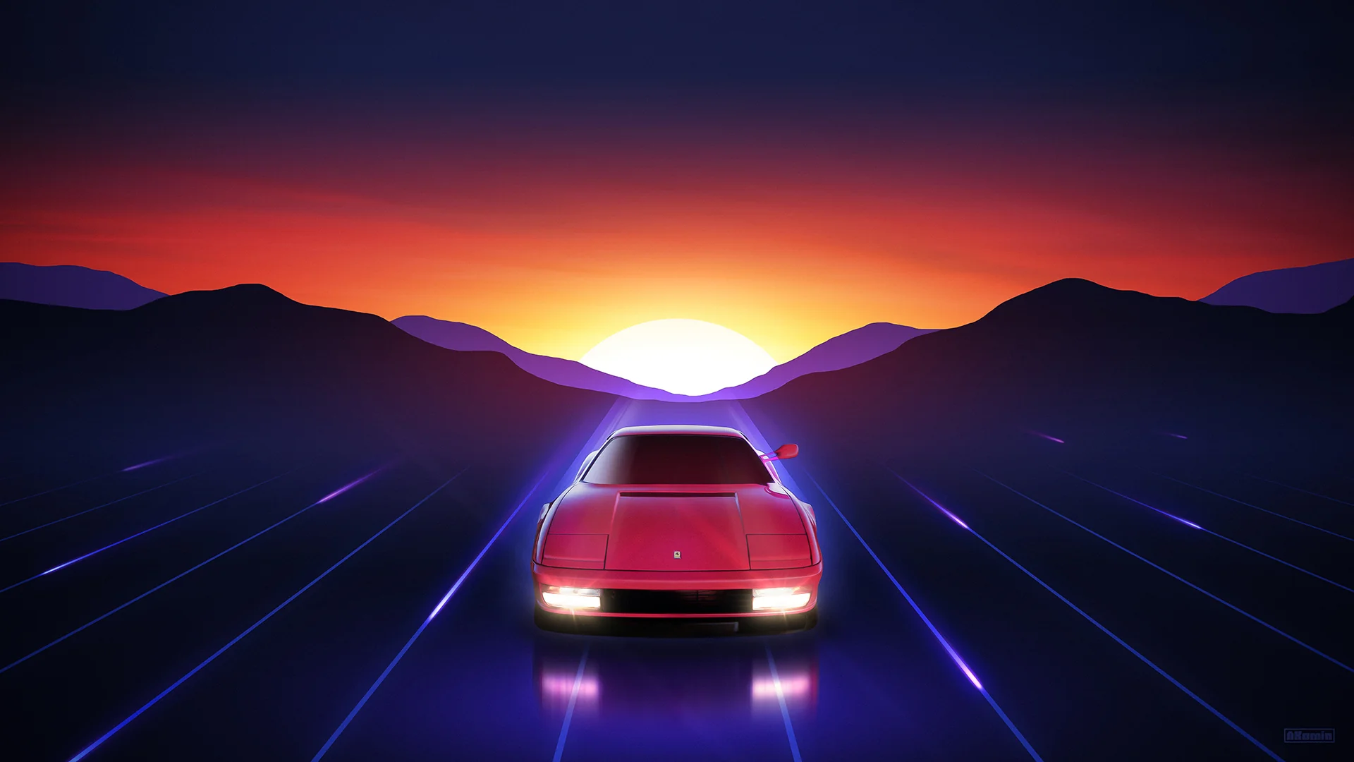 Testarossa Sunrise by Andrey Komin picture 1 of 1