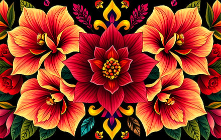 Floral Kaleidoscope'