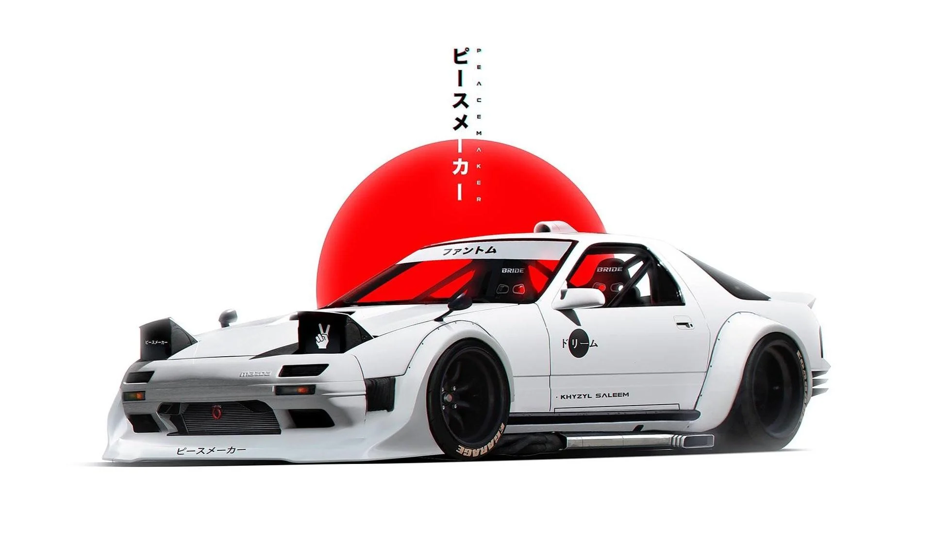 Retro-futuristic vibes: Mazda RX-7 reimagined as a street samurai! picture 1 of 1