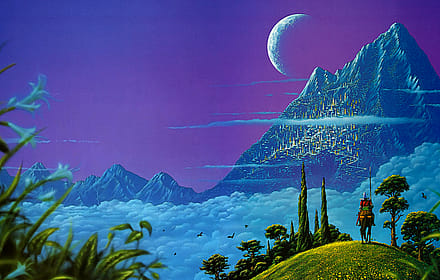 Nine Princes In Amber by Tim White, 1985'