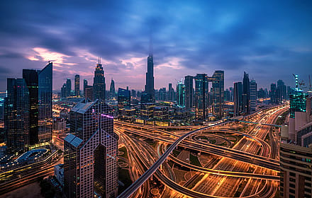 Dubai - Toothpick in the Clouds by Jean Claude Castor'