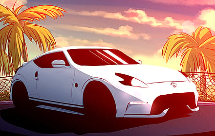 Nissan 370z Basking in the Sun by RaydioJD'