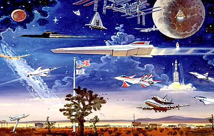 Spirit of Flight by Robert McCall, 1992'