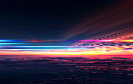 Colorful Horizon Glow'