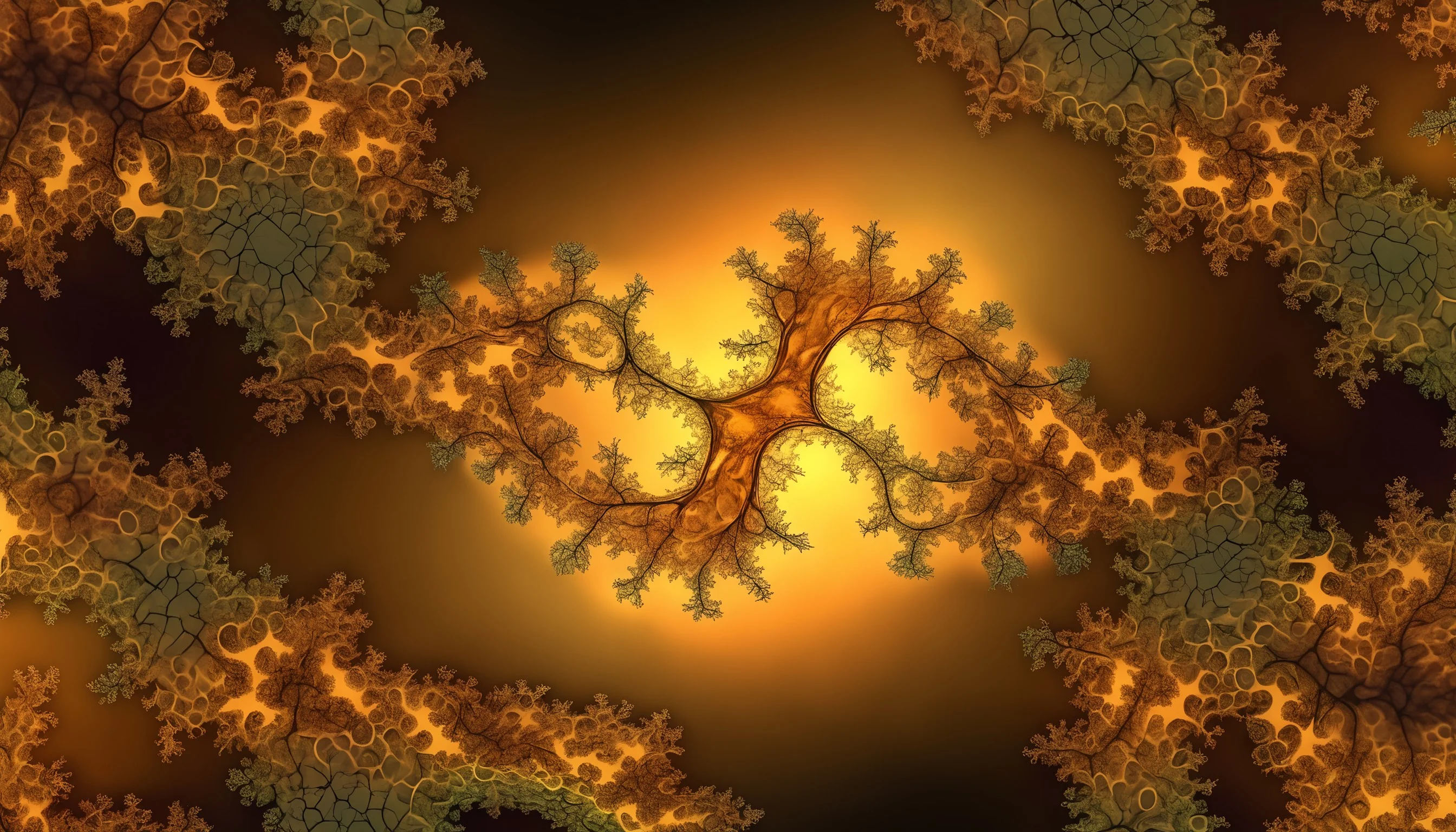 Organic / fractal mixed imagery 2688x1536 picture 13 of 14