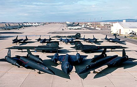 A Fleet of SR-71 Blackbirds'