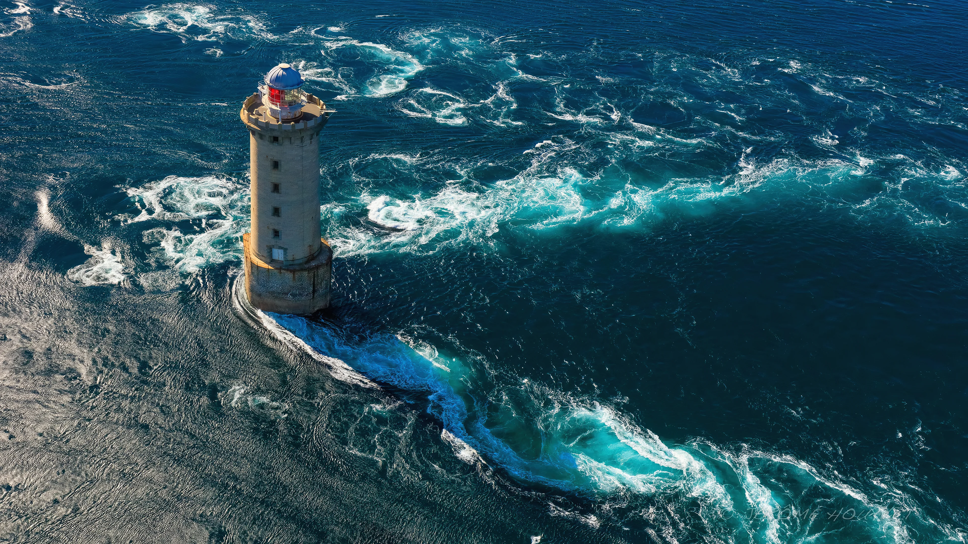 Aerial View of the Kereon Lighthouse picture 1 of 1