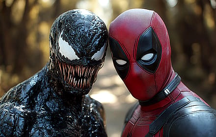 Venom And Deadpool Epic Duo'