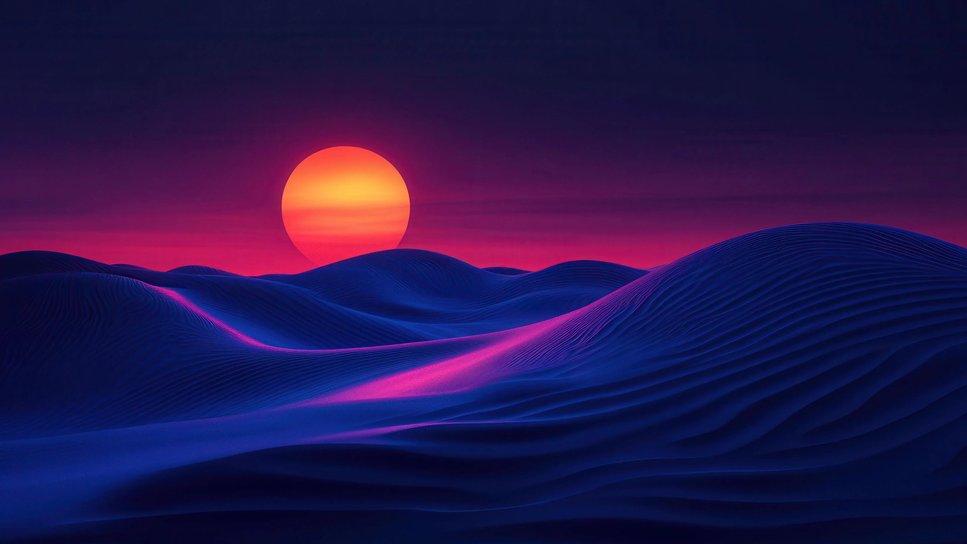 Futuristic Dunes Sunset Glow picture 1 of 1