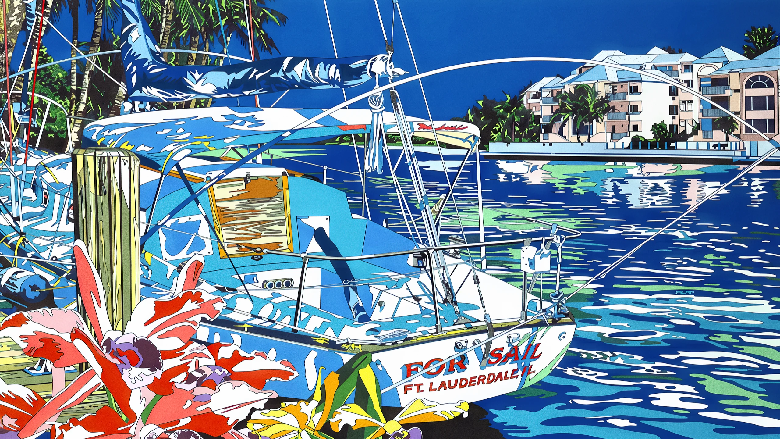 Nostalgic Summer Days Spent with a Yacht by Eizin Suzuki, 1992 picture 1 of 1