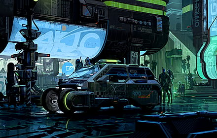 Cyberpunk - Streets by Matt Allsopp'