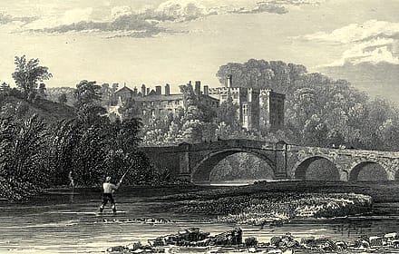 Lismore Castle, County Waterford by W. H. Bartlett, 1831'