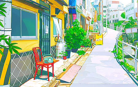 Jazz Hop Café - street by Debbie Tsoi'