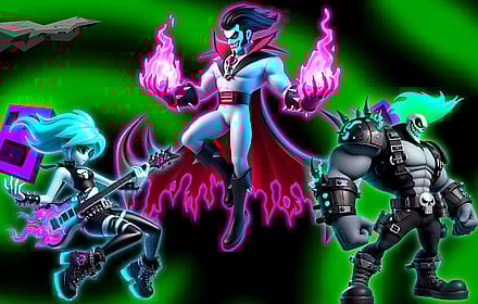 Danny Phantom: Ghost Zone Trio - Vlad Plasmius, Ember McLain, and Skulker'
