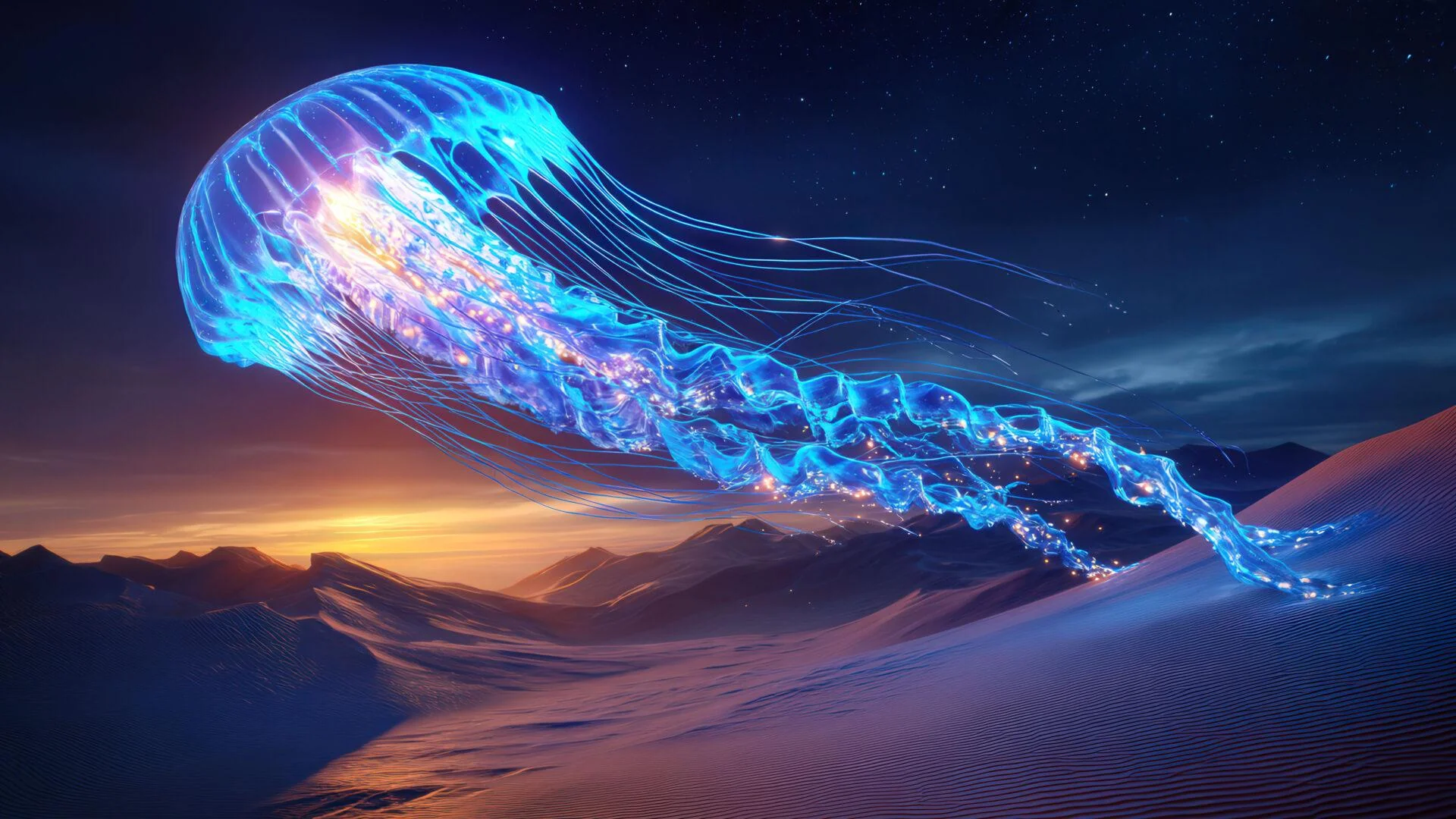 Glowing Desert Jellyfish picture 1 of 1