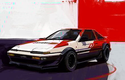 Toyota AE86, Trueno Inıtial D by Swang'