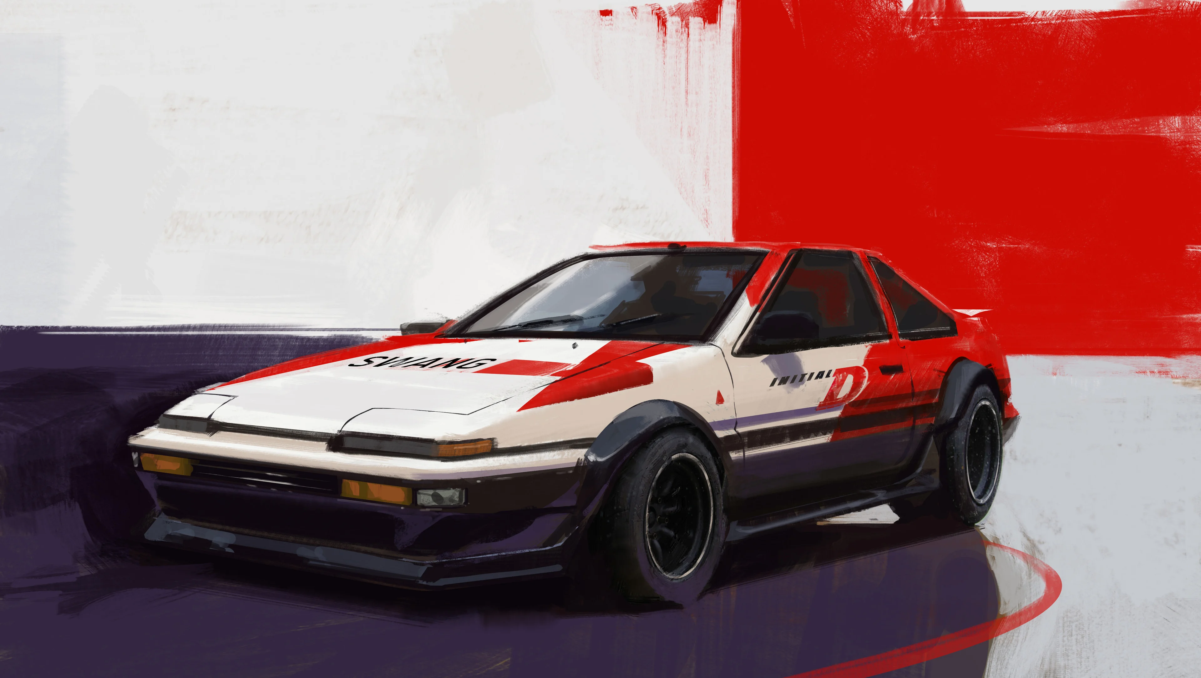Toyota AE86, Trueno Inıtial D by Swang picture 1 of 1