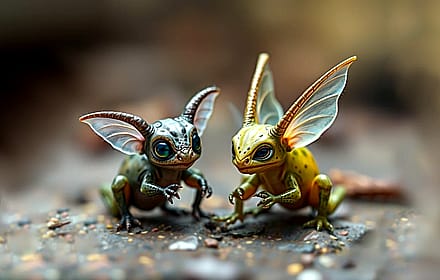 Cute little monsters...'