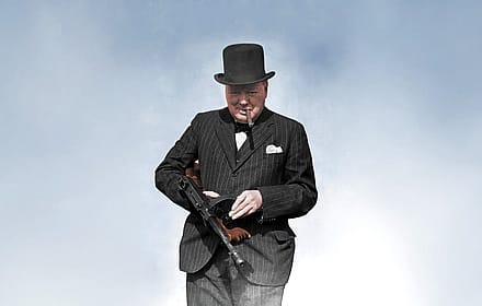 Winston Churchill, VE Day 1945'