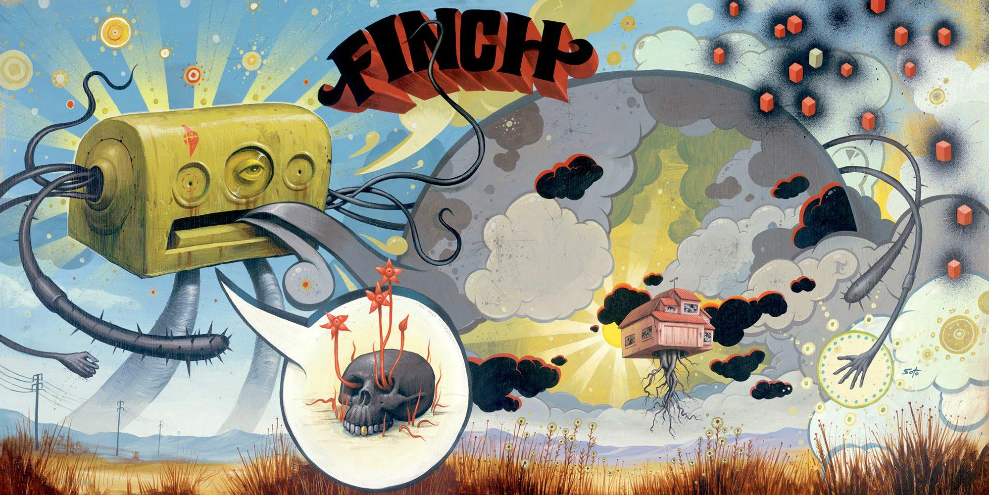 Jeff Soto: Album Art for Finch's 'Say Hello To Sunshine' picture 1 of 1