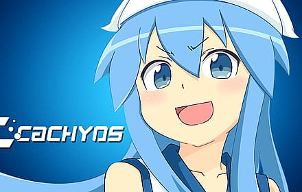 CachyOS Anime Girl Wallpaper'