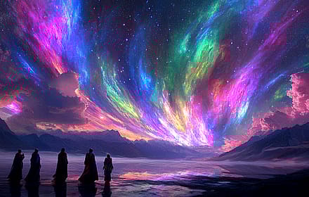 Wanderers Under Galactic Sky'