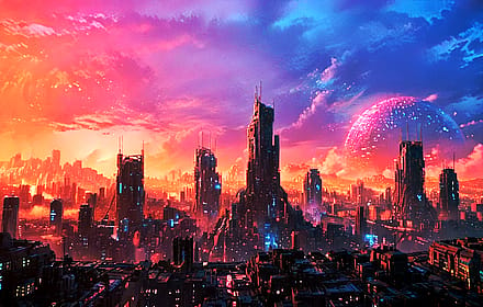 Futuristic Cityscape'