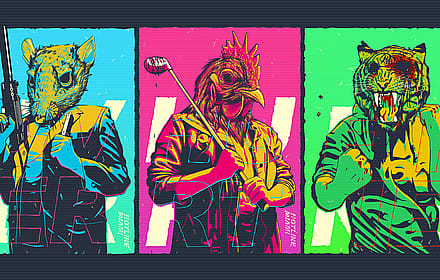 Hotline Miami Trio by Jacob Briggs'