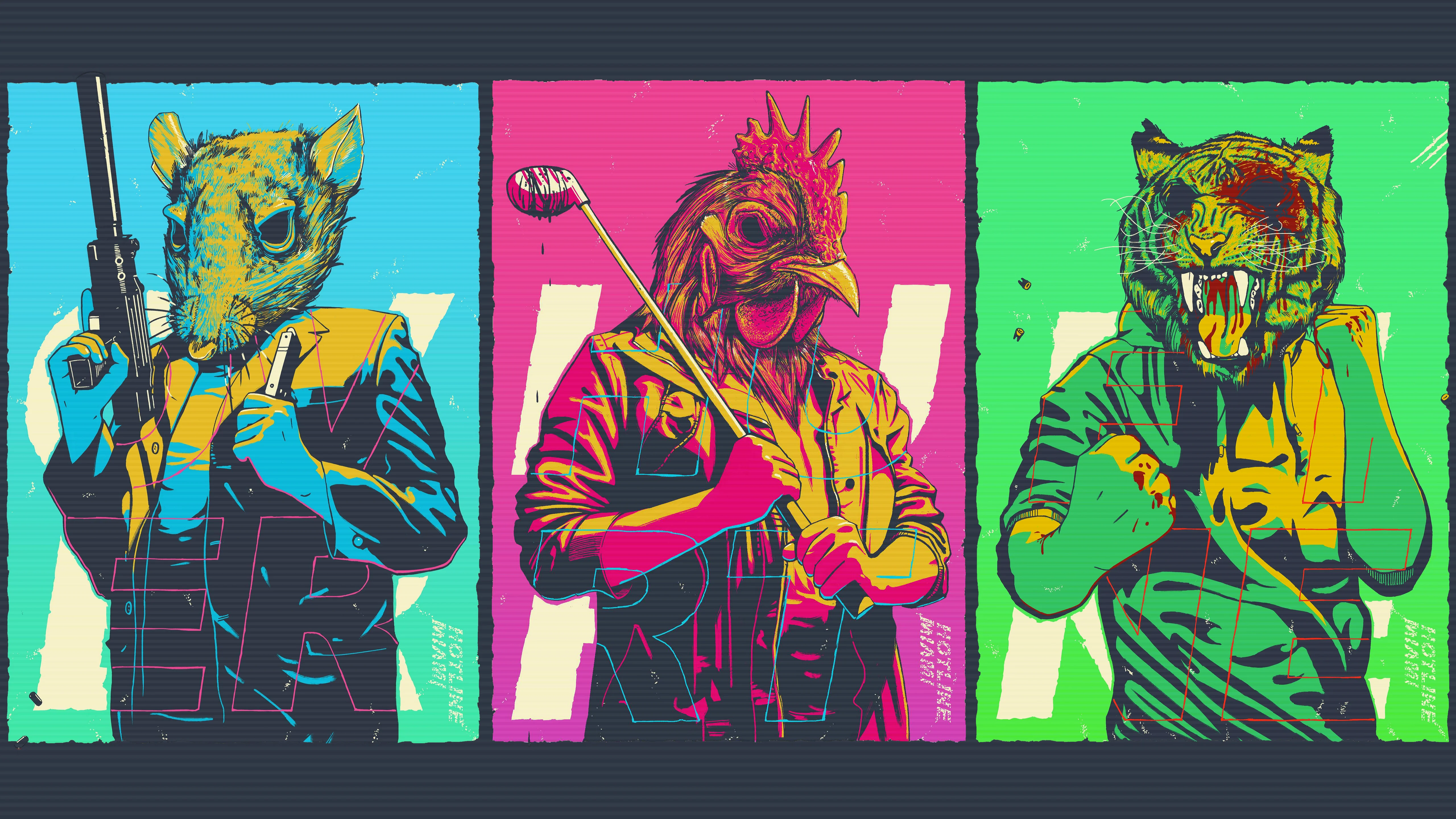 Hotline Miami Trio by Jacob Briggs picture 1 of 1