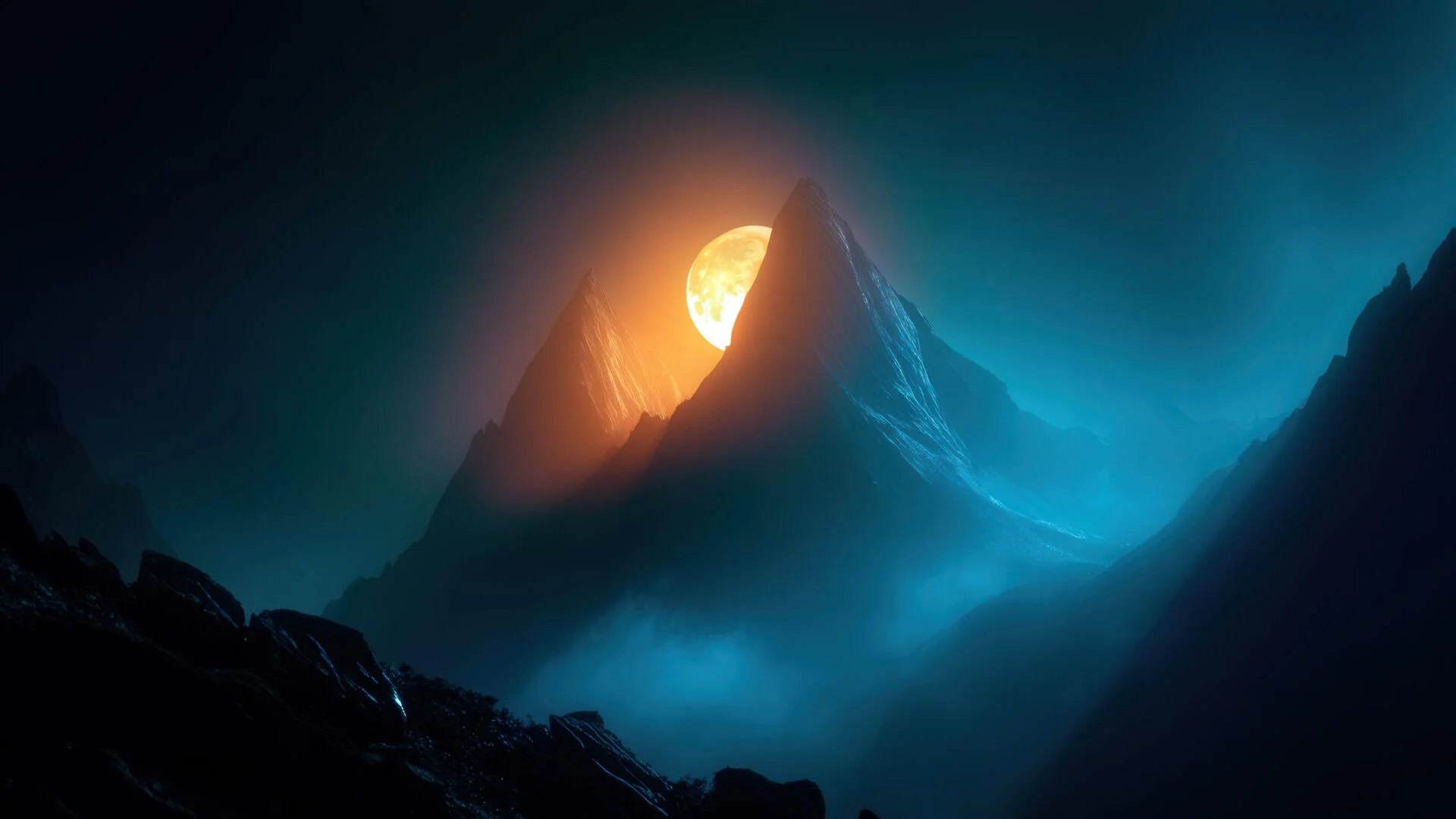 Mystic Mountain Moonlight picture 1 of 1
