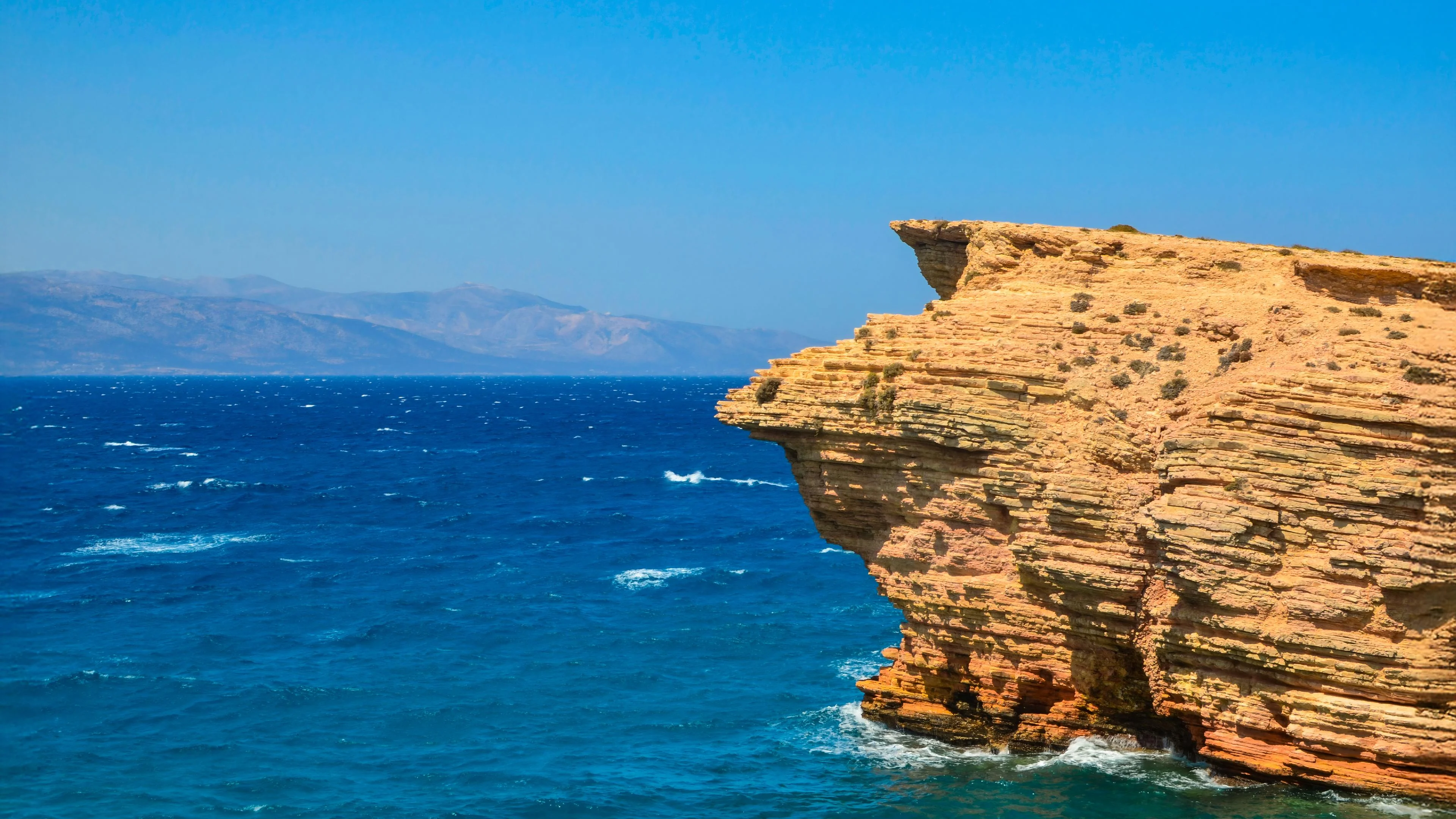 Koufonisi Island Coastal Cliff Photo picture 1 of 1