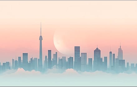 Illustration of City Skyline'