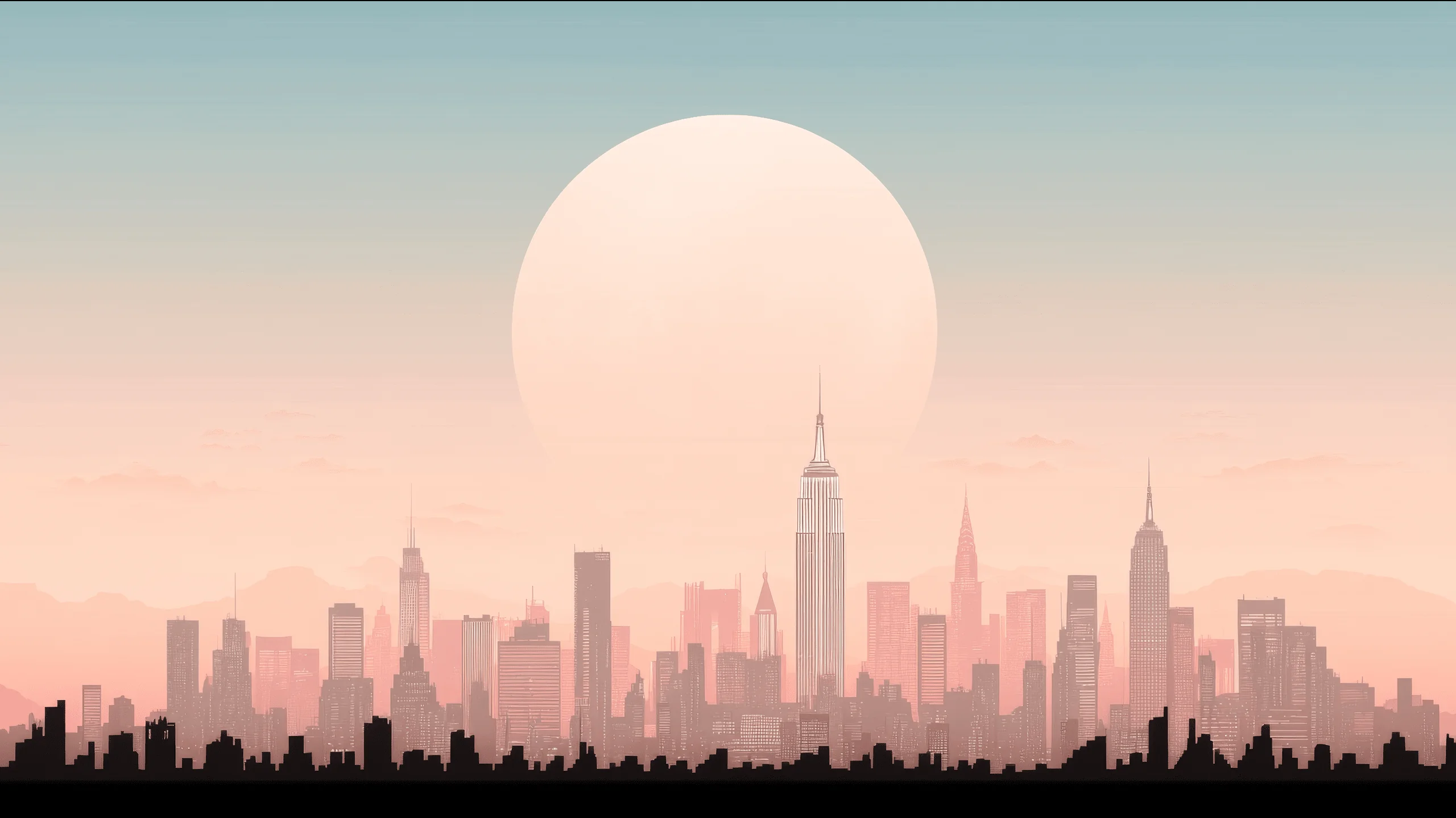 Illustration of City Skyline picture 2 of 4