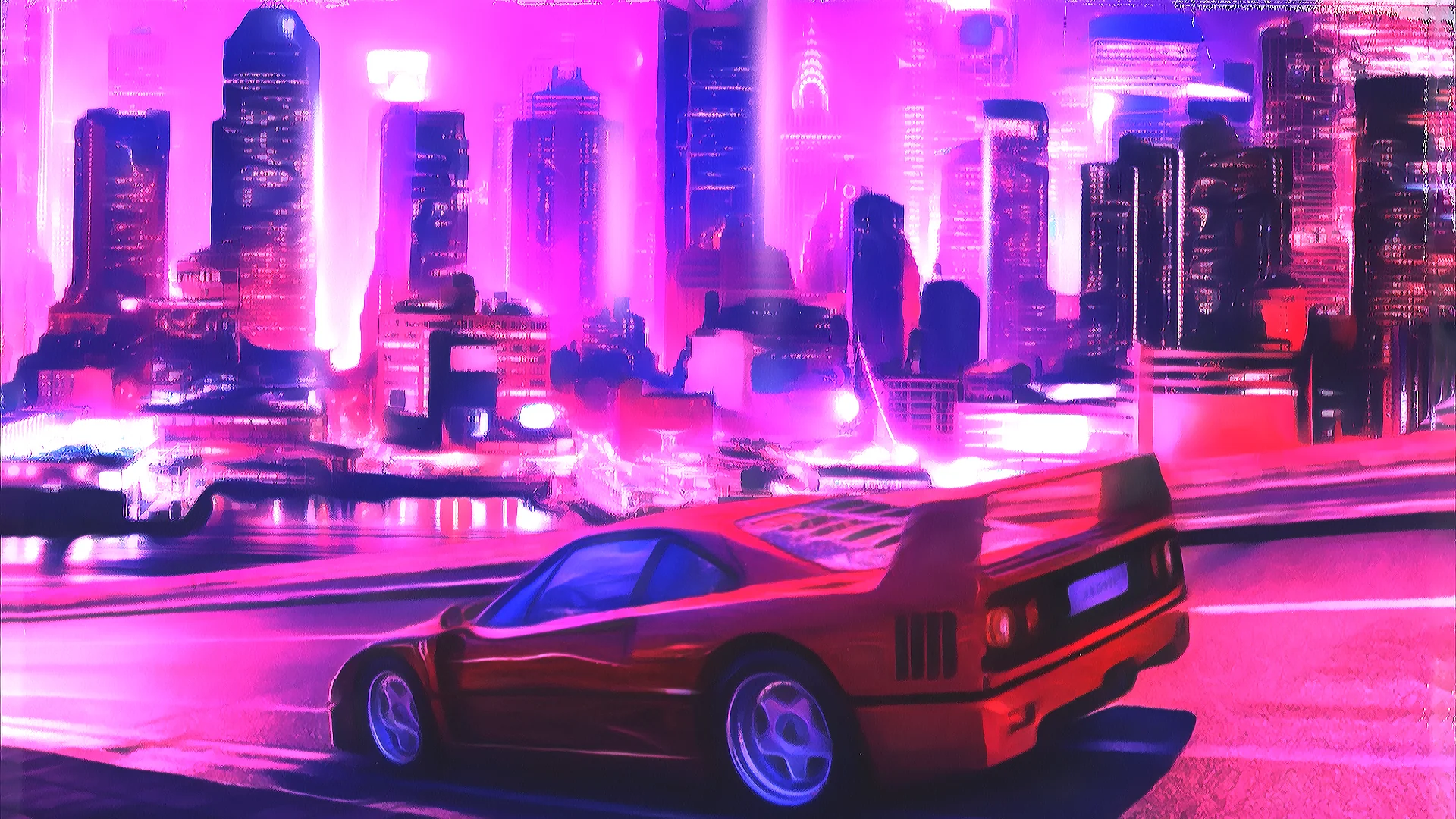 'Neon Nox - Unfinished Business' cover art by Kenzo Art picture 1 of 1