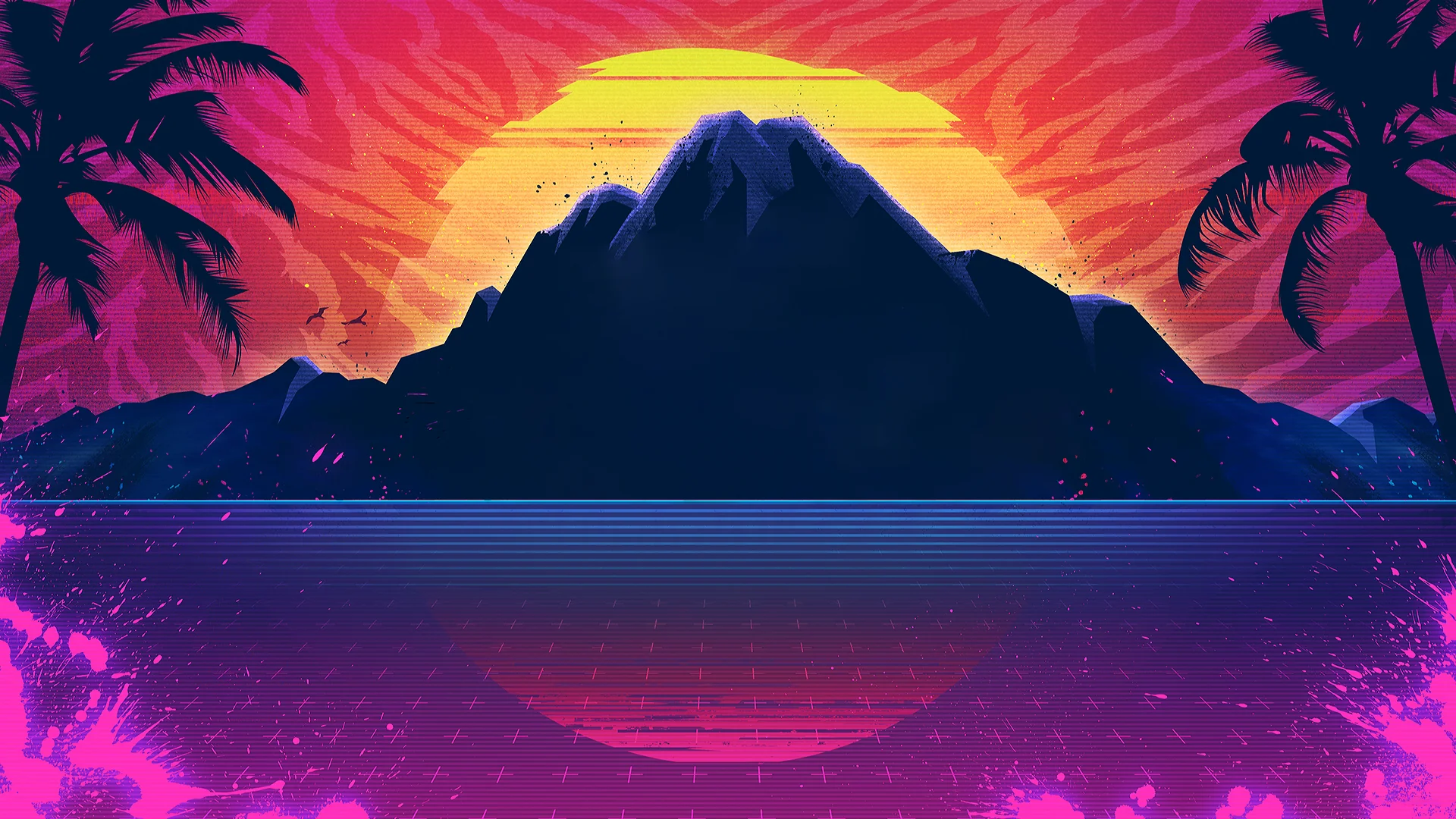 Trials of the Blood Dragon splash screen by Signalnoise picture 1 of 1