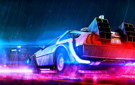 Delorian Drift by MisterGoodCat'