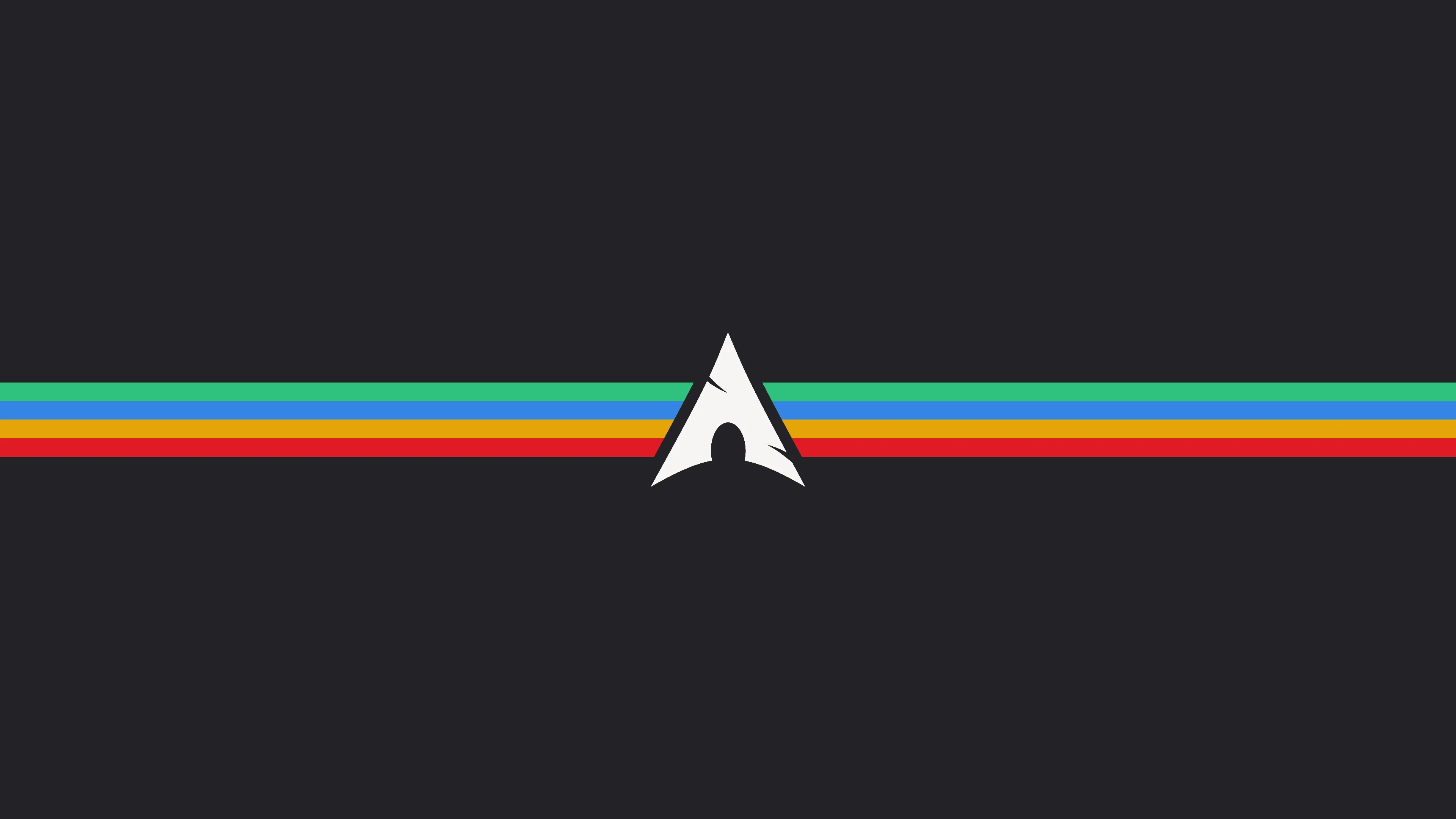 that one arch gruvbox wallpaper but with gnome colors ! picture 1 of 1