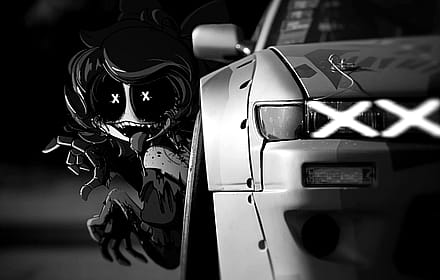 Murder Drones Cyn with Nissan S13'