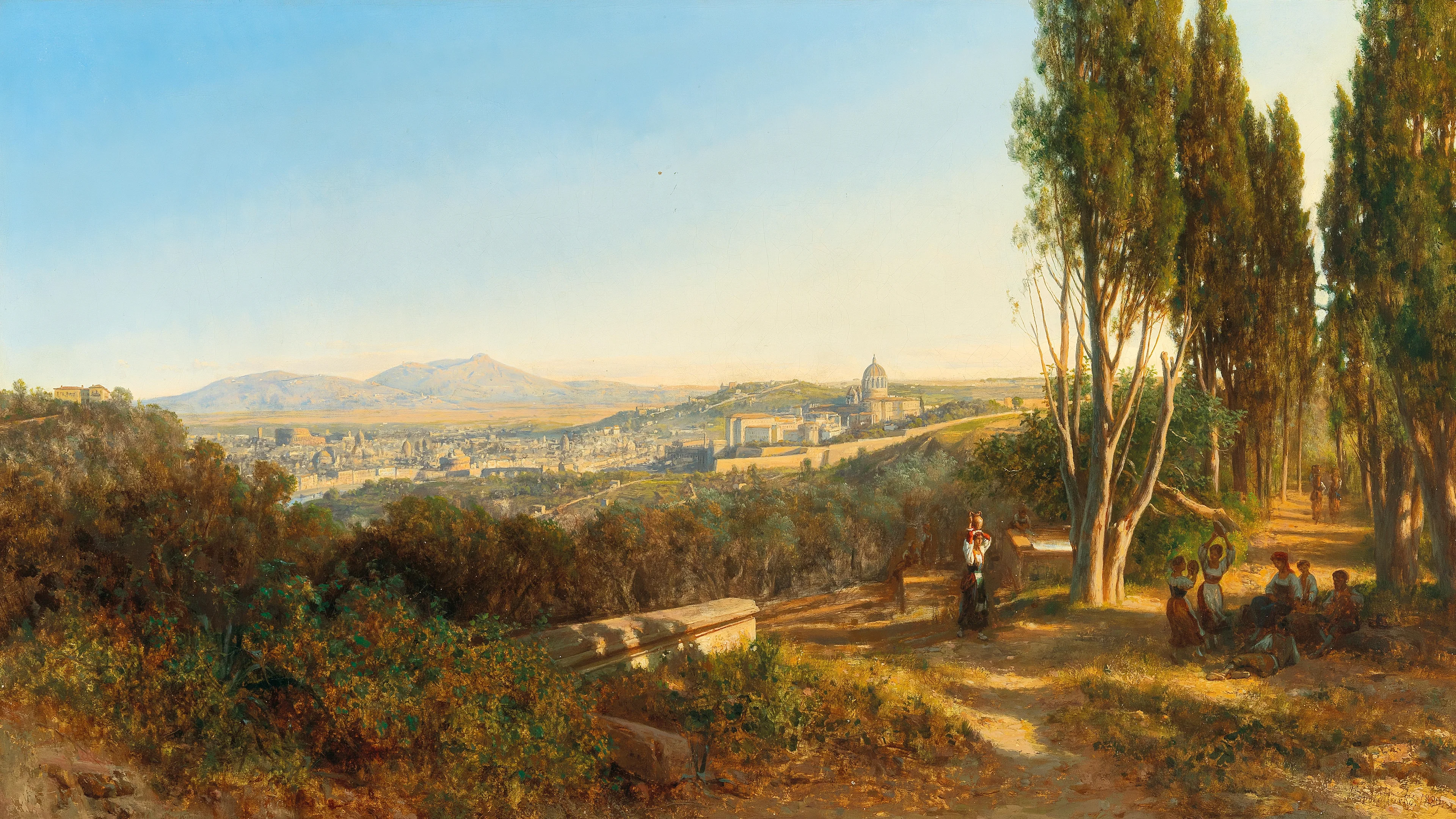 View of Rome from Villa Madama by András Markó, 1889 picture 1 of 1