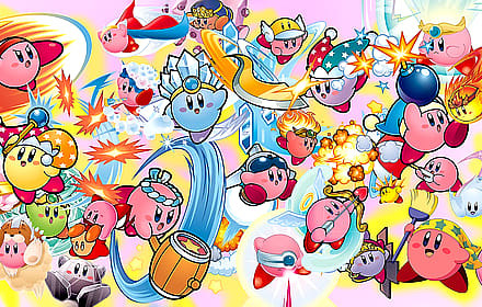 Kirby collage by ninjin x'