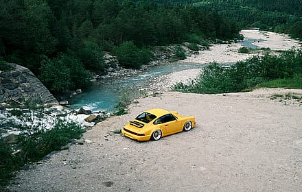 Porsche 964 on BBS RS by @stinnalakota'