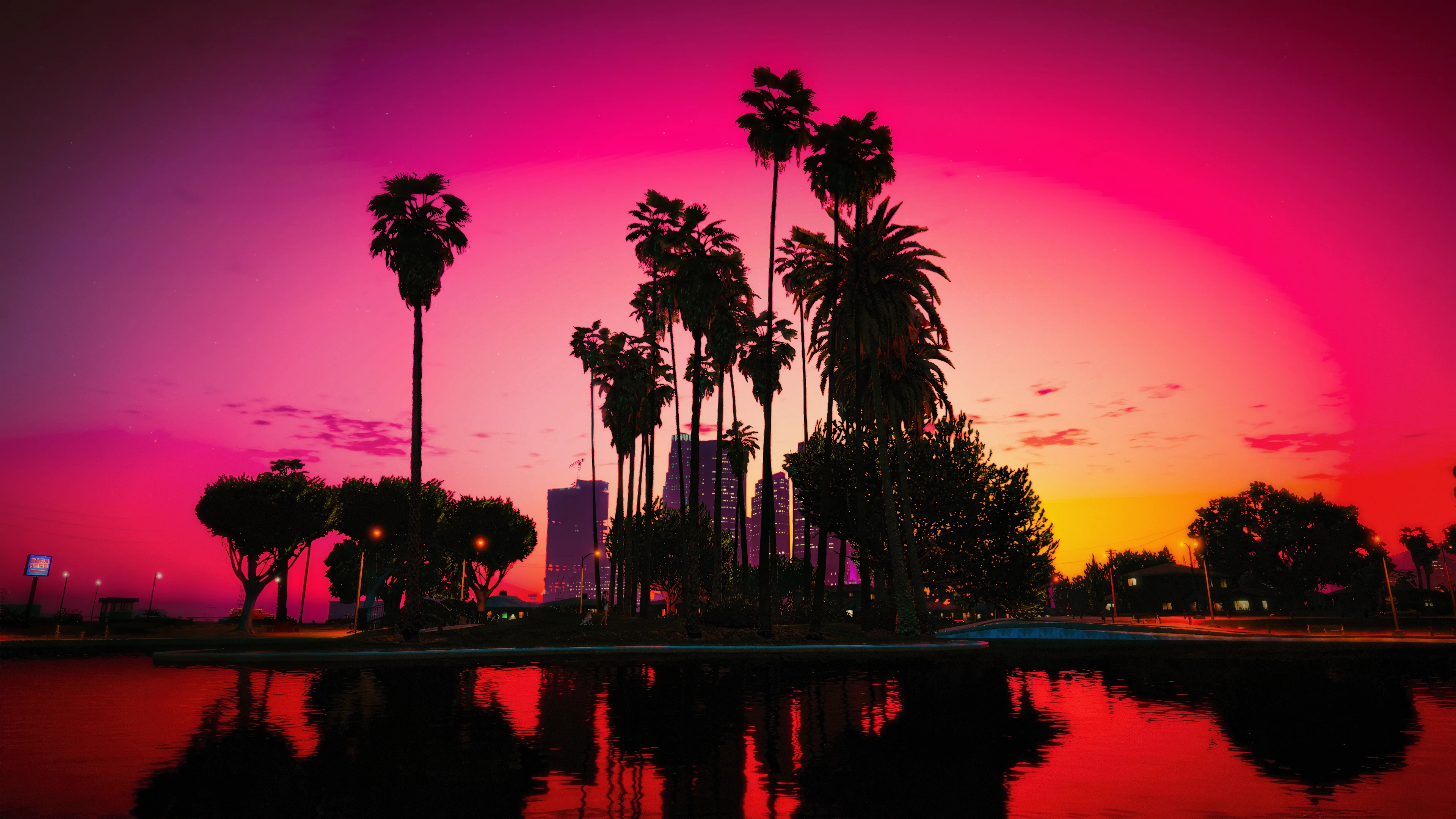 Sunset at Mirror Park by maurodaoravida picture 1 of 1