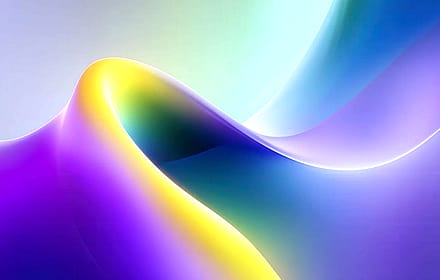 Abstract smooth gradient colorful curves'